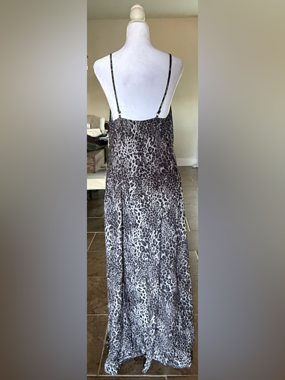 Shein Allover Print Sexy Sleeveless Dress Size M - Picture 2 of 7